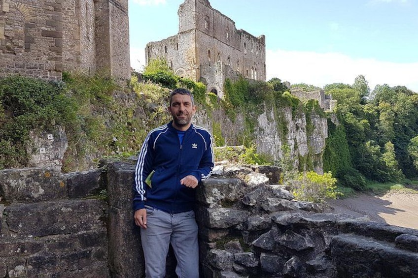 Your guide Gareth at Chepstow Castle. 3