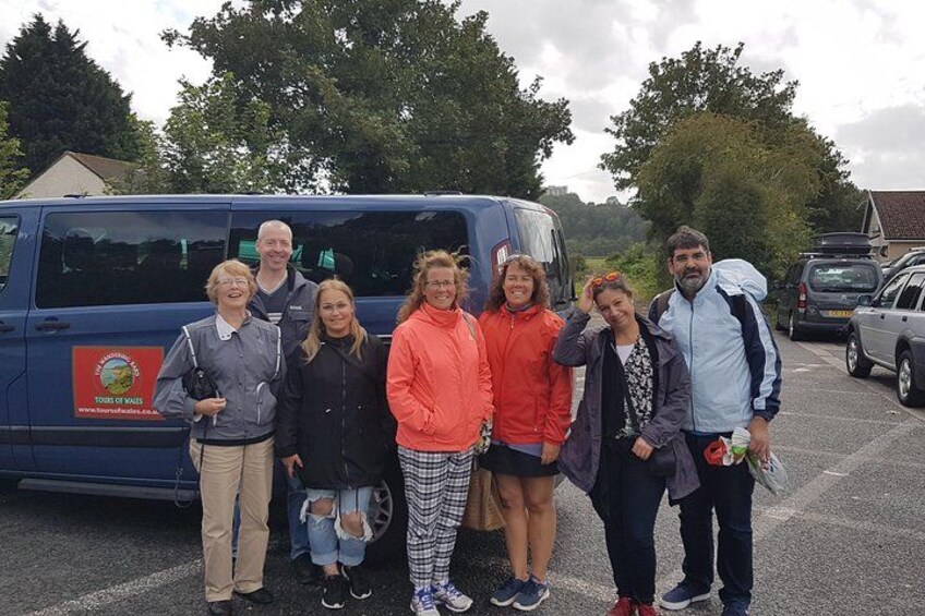 A tour arrives at Caerleon. 3