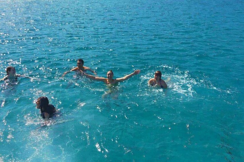 Swimming in Blue Lagoon 2