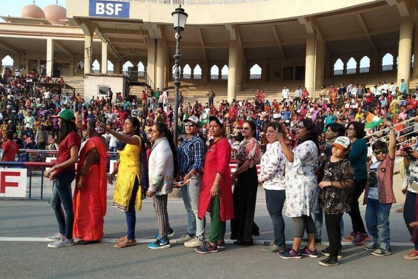 Wagah border ceremony area 2