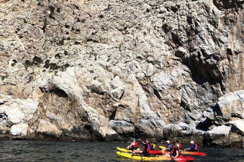 Kayak & Snorkel Tour in Cerro Gordo Natural Park, La Herradura