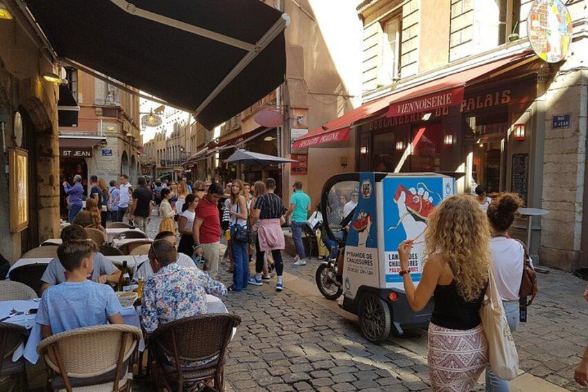 1 or 2-Hour Pedicab tour of Lyon 5