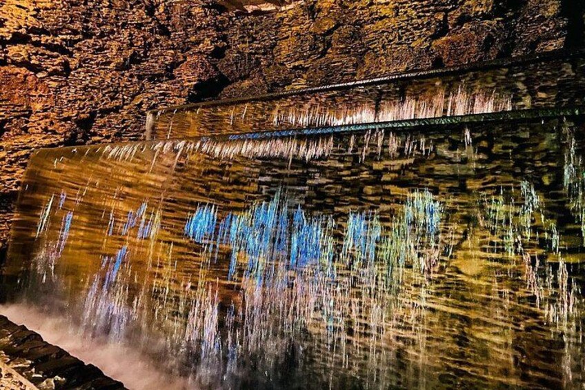 underground waterfall at Milestii mici 2