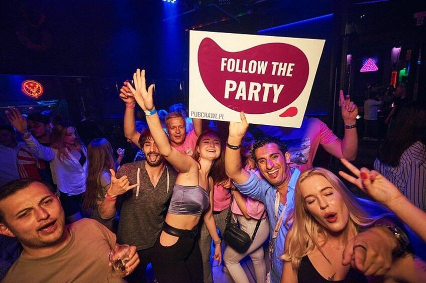 Warsaw Pub Crawl Bars, Nightclub Entry, Free Shots and Games 3