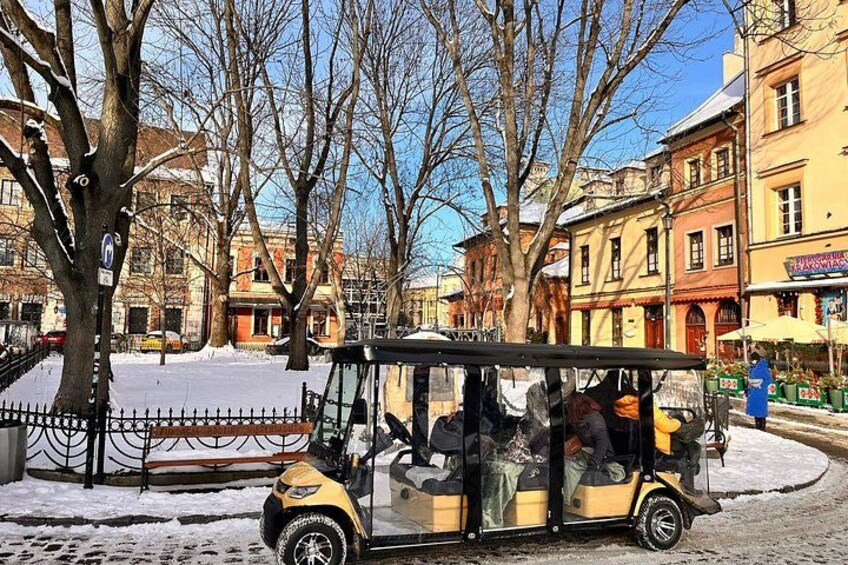 Krakow: Private Guided City Tour by Golf Buggy (with pick-up) 3