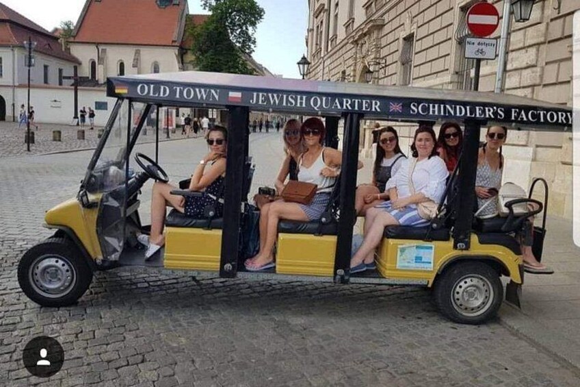 Krakow: Private Guided City Tour by Golf Buggy (with pick-up) 1