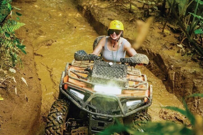 Ubud ATV Ride Through Elephant Cave, Monkey Forest, Waterfall 4