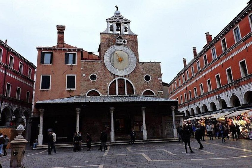 San Giacomo Church. The meeting point of the tour 2