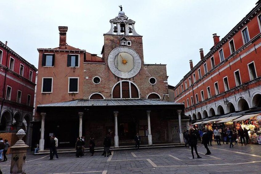 San Giacomo Church. The meeting point of the tour 2