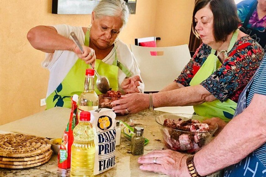 Cook like a Bajan cooking class 3