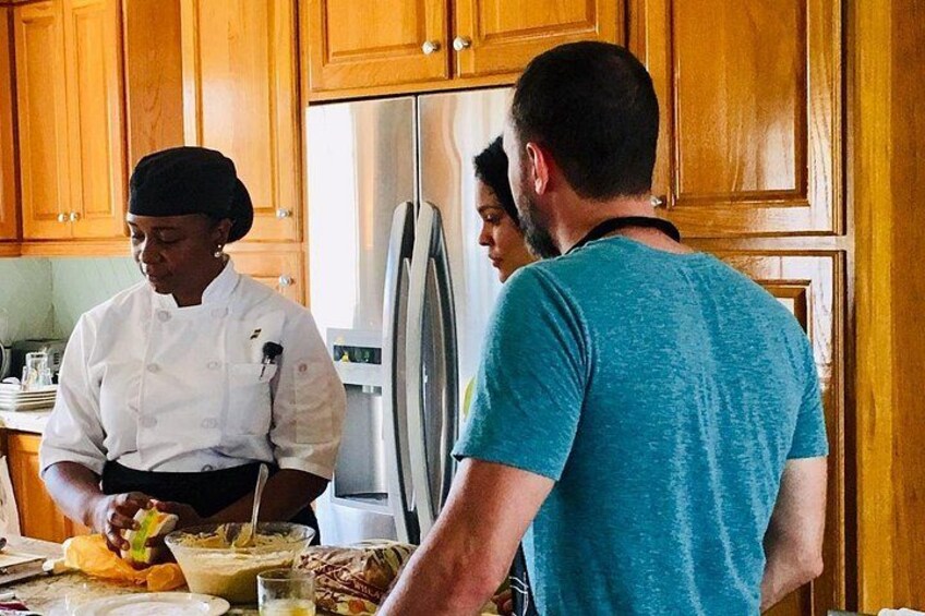 Cook like a Bajan cooking class 4