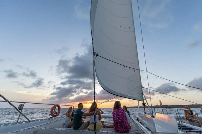 Catamaran Sunset Cruise with open bar and bites 2