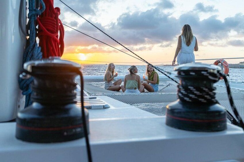 Catamaran Sunset Cruise with open bar and bites 3