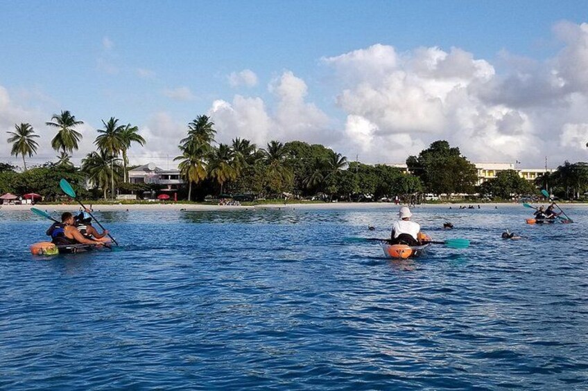 Carlisle Bay Clear Kayak Shipwreck Tour 3