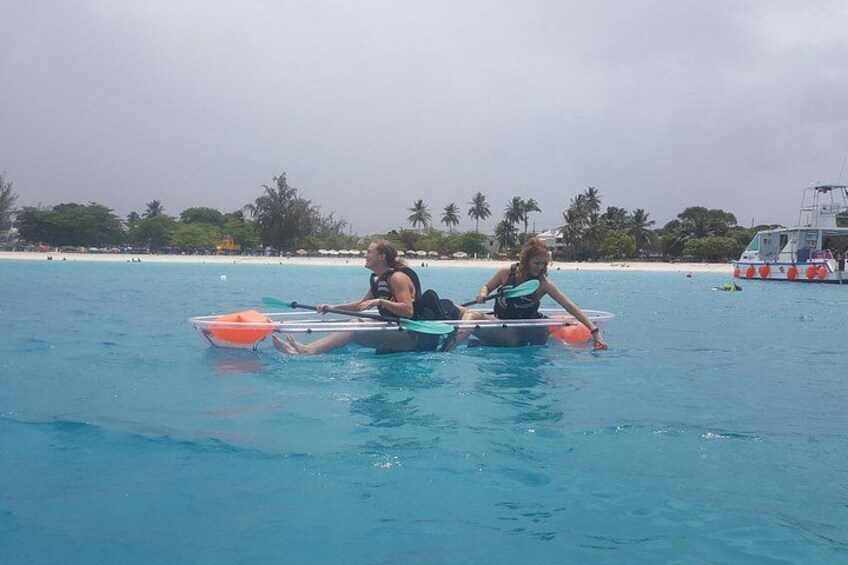 Carlisle Bay Clear Kayak Shipwreck Tour 5