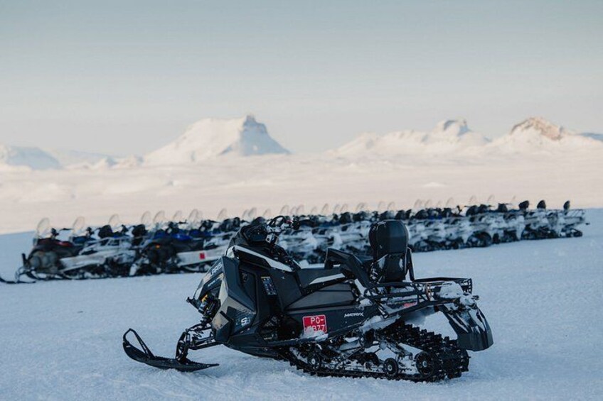 Snowmobiling Adventure on Langjokull Glacier from Gullfoss 2