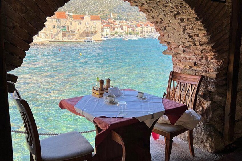 One of the restaurants in city of Komiža 5