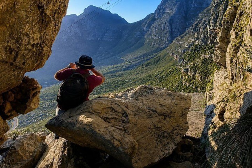 Table Mountain Hike via India Venster at Sunrise 2