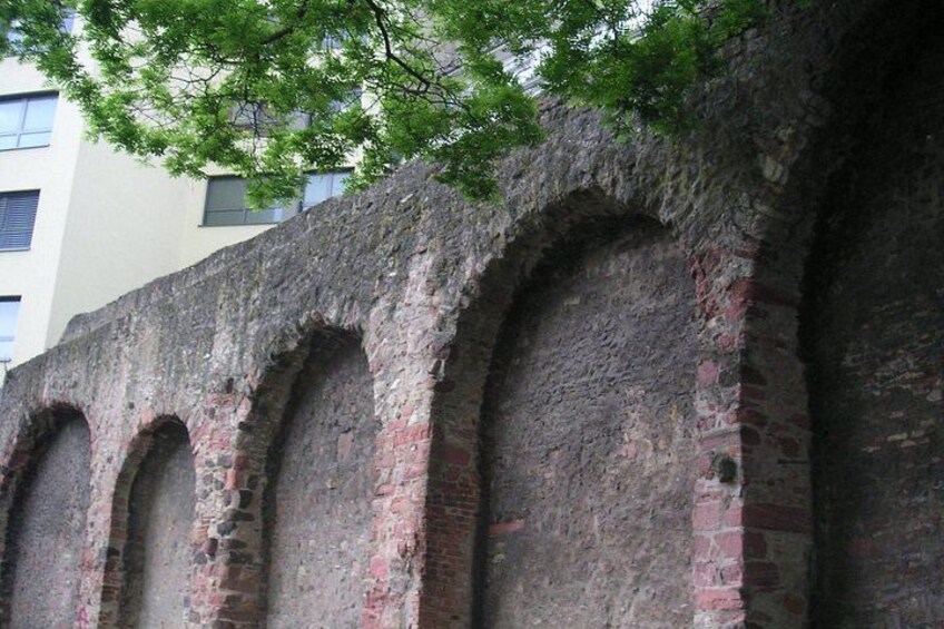 Staufenmauer / Medieval Jewish Ghetto Wall 2