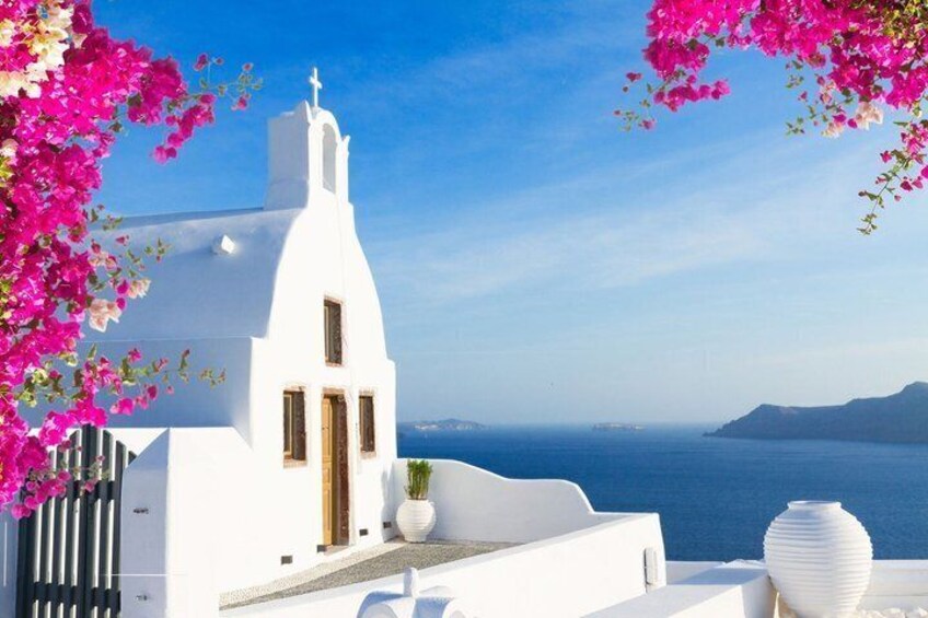 Oia Water Transfer Experience: Cruise One Way, Drive Back to Fira 3
