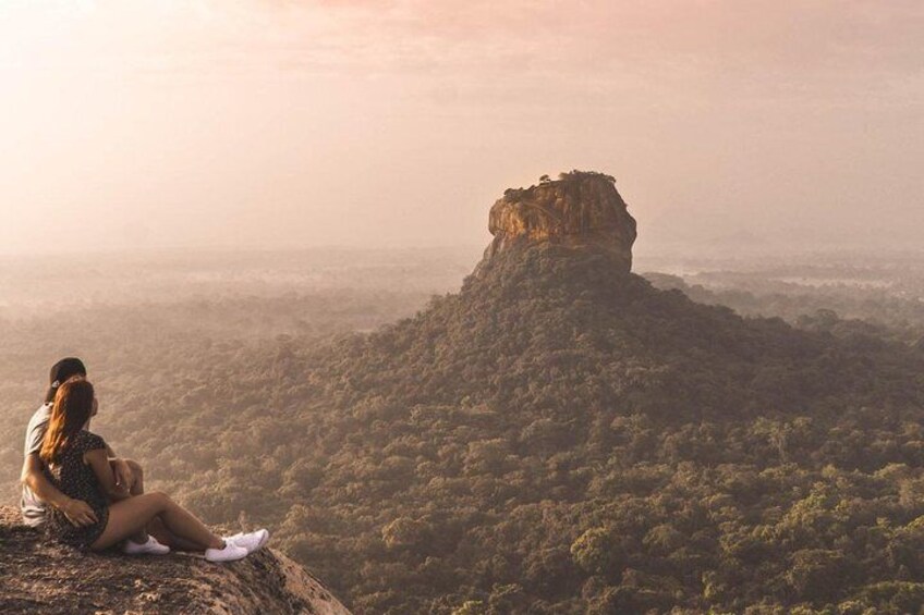 sigiriya view from pidurangala