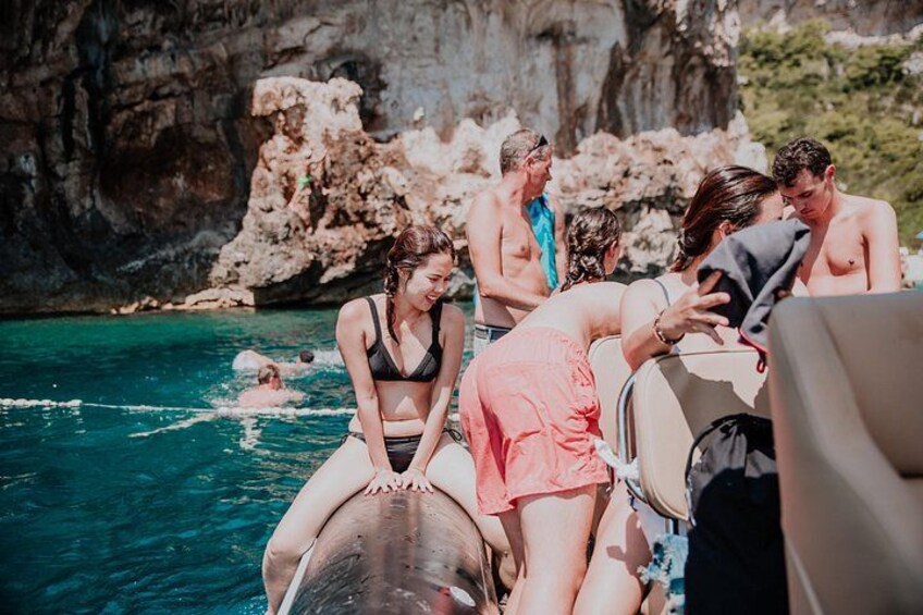 Jump in the sea in Stiniva cove - Mama Mia filming location - island Vis 4