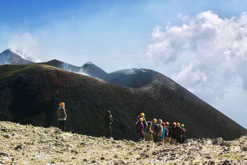 In front of the Southeast Crater 5