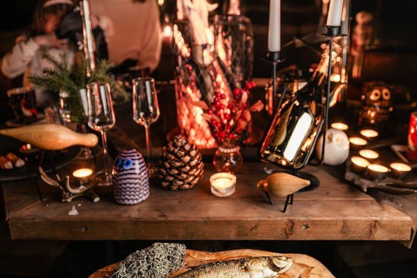 The Arctic Conservatory: A Private Dinner Under Northern Lights** 3