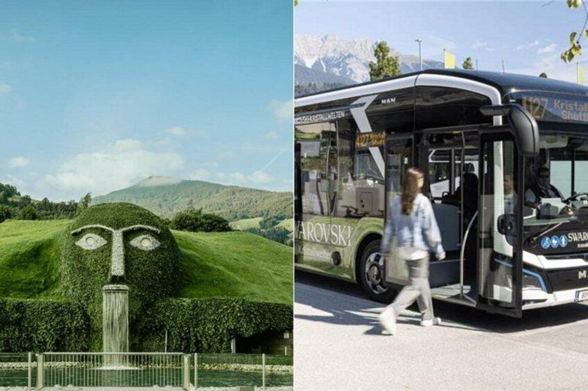Swarovski Crystal Worlds Admission Ticket Including Shuttle Transfer from Innsbruck 1