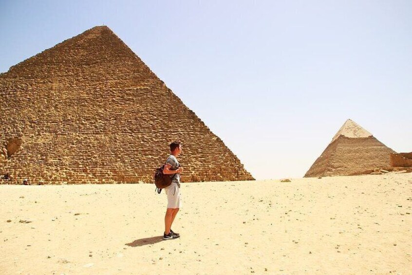 Giza Pyramids And Sakkara From Alexandria Port