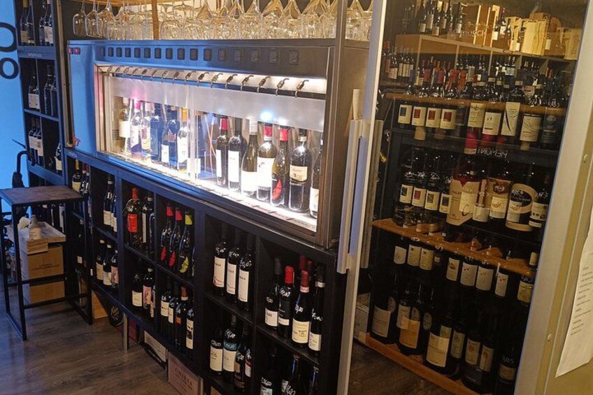 By the glass to serve wines at good temperature 2