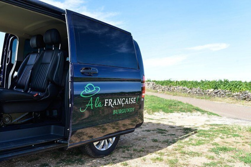 Driving through Burgundy's vineyards 2