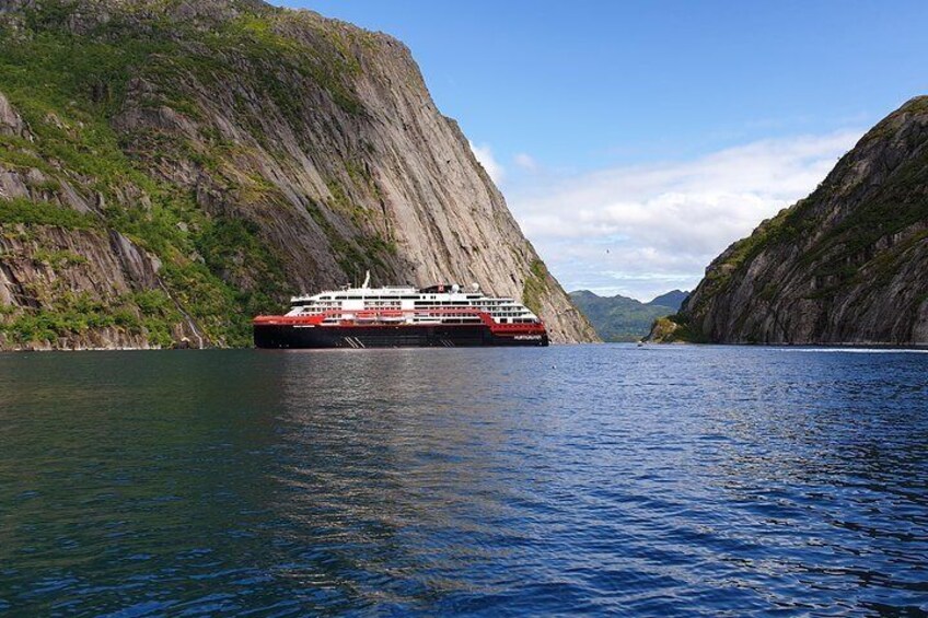 Trollfjord and Sea Eagle Safari Tour from Svolaer