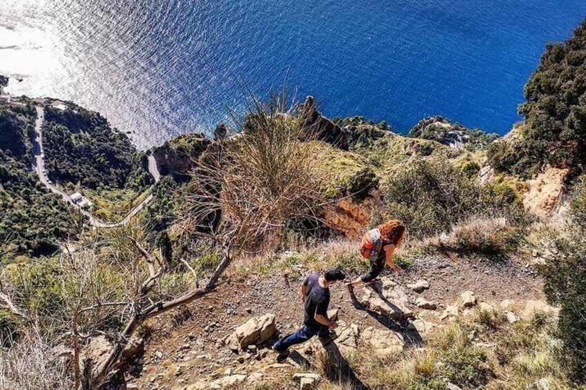 Discover "Path of theGods" private hiking tour from Amalfi Positano Sorrento