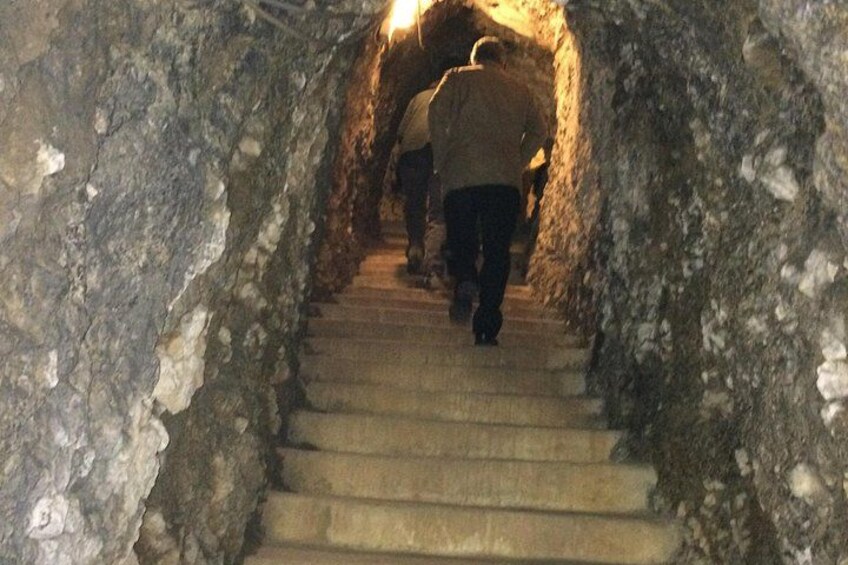 Inside a bunker 5