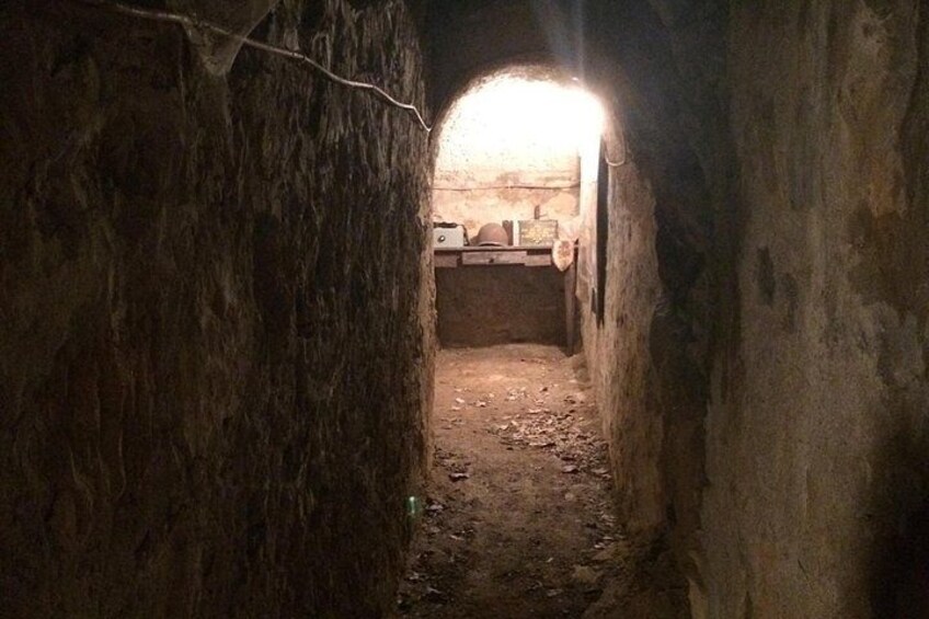 Inside a bunker 4