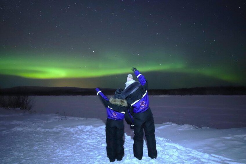 Aurora Borealis Trip in Lapland Lakeside 5
