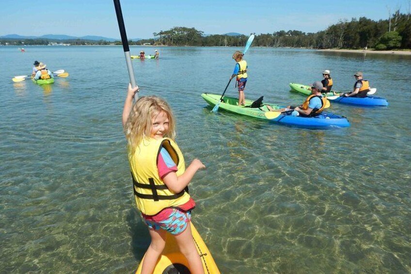 Family friendly Glass Bottom Kayak Tour