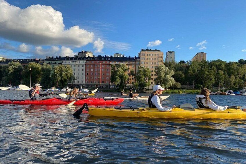 Sunset Kayak Tour in Central Stockholm and Swedish Fika 2