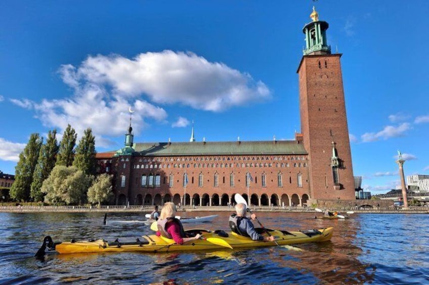 Guided Kayak Tour in Central Stockholm 3