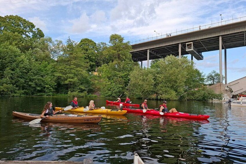 Guided Kayak Tour in Central Stockholm 4