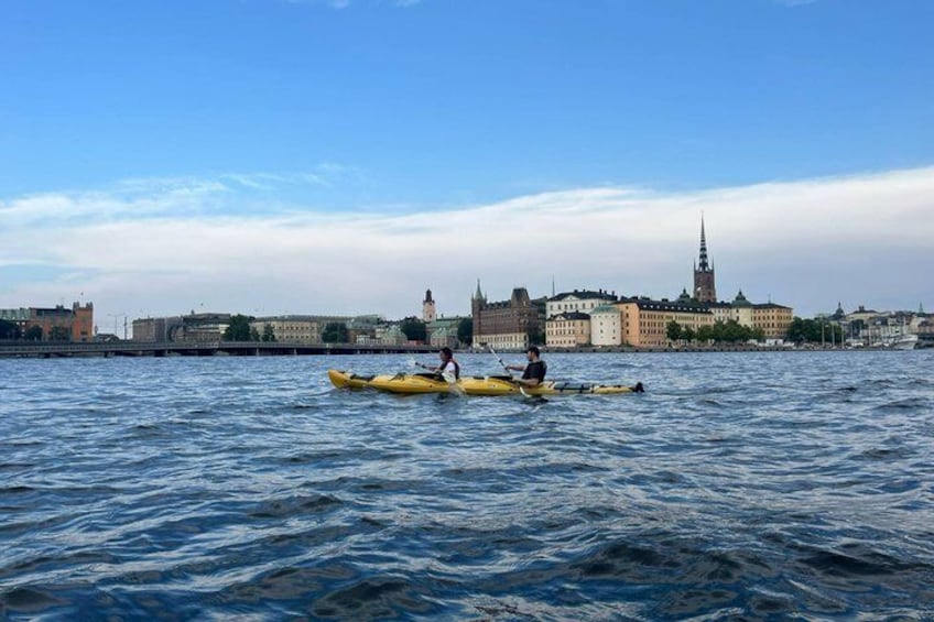 Guided Kayak Tour in Central Stockholm 2