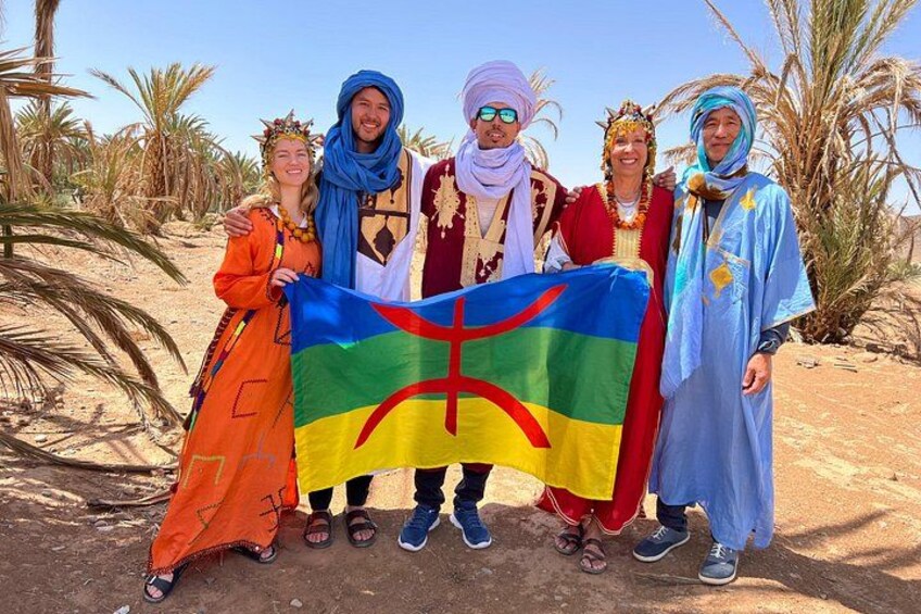 Our guests wearing a Berber outfit 3