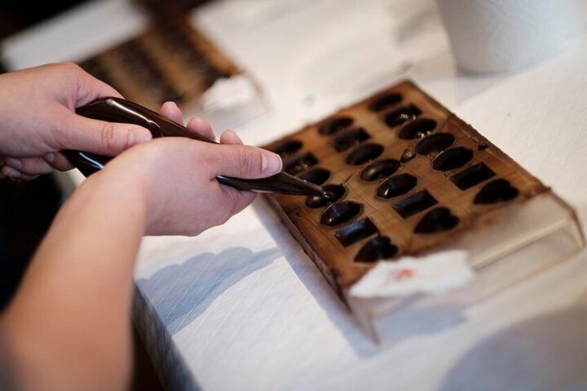 Belgian chocolate workshop Bruges 2
