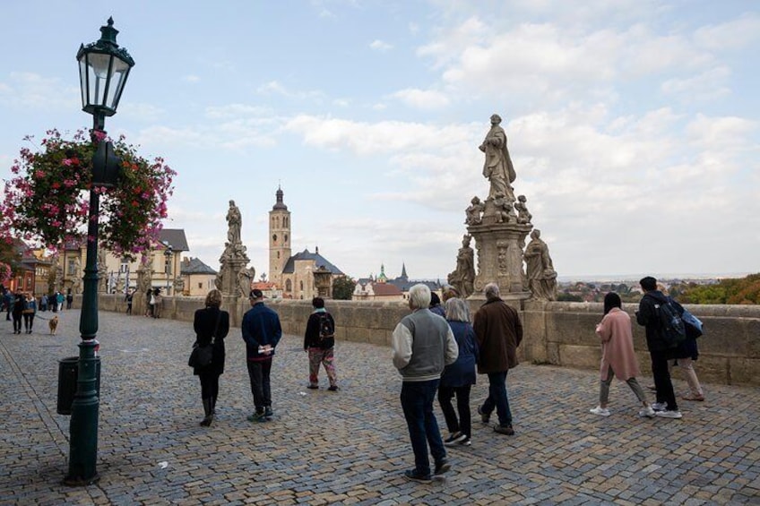 Stroll the cobblestone streets around St. Barbara’s Cathedral. 5