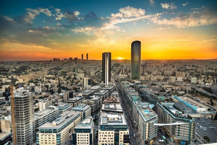 Private Panoramic Tour of Amman with Local Lunch or Dinner