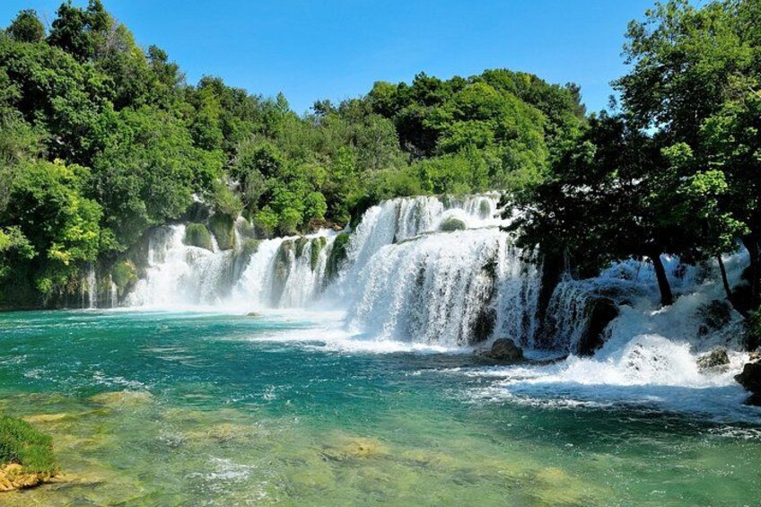 Krka Waterfalls Tour from Split with Boat Ride and Swimming 3
