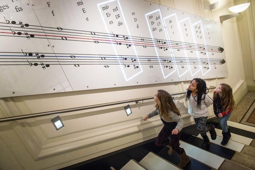 Climb up the Piano Stairs and enter the world of music in the House of Music. 4