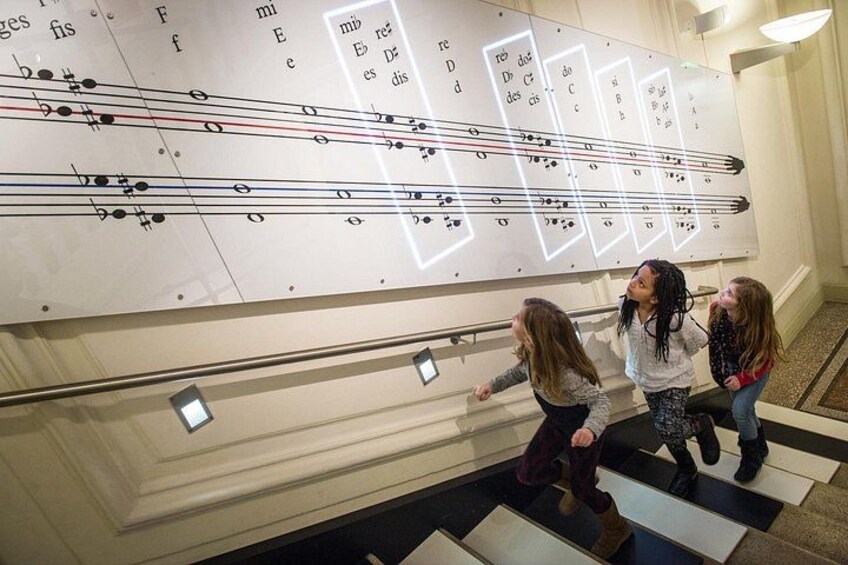 Climb up the Piano Stairs and enter the world of music in the House of Music. 2