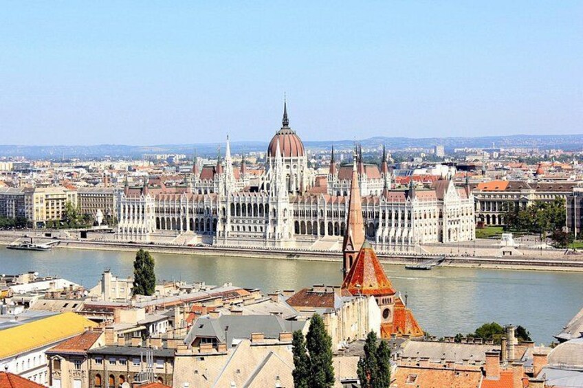 View from Buda Castle Fishermen's Bastion 2